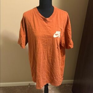 Burnt Orange Men’s Nike Short-Sleeve Cotton Tee